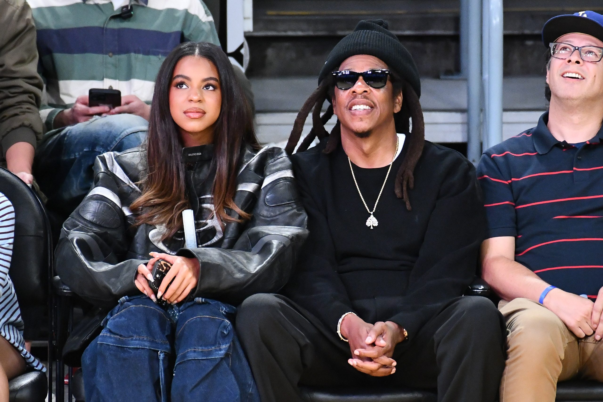 Like Mother, Like Daughter: Blue Ivy Spotted Court Side At The Lakers Game Paying Homage To Her Mother’s Style